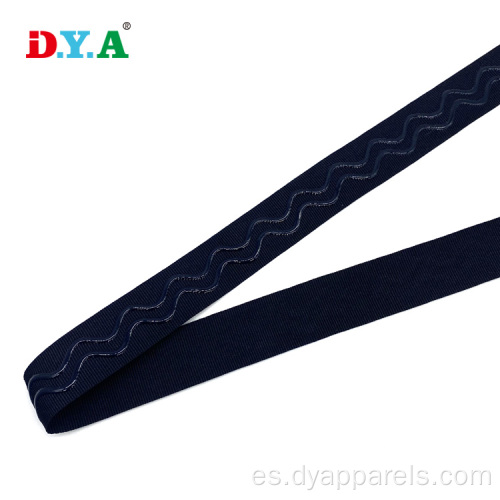 25 mm de cinta negra Silicone pinza